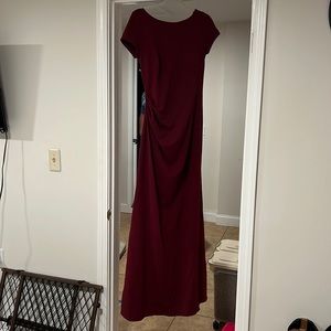 BHLDN burgundy bridesmaid dress